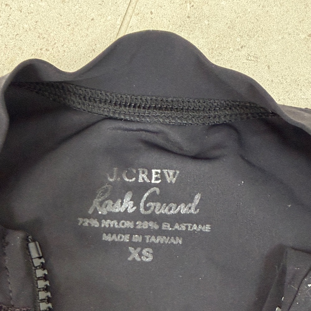 J. Crew Black Rash Guard Top - Picture 2 of 3